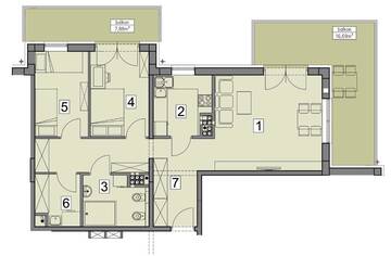 Фото номера Апартаменты с 2 спальнями Апартаменты Stawowa Premium Apartment - 69 m2 with a private garage г. Краков 48