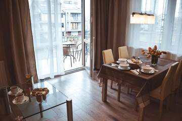 Фото номера Апартаменты с 2 спальнями Апартаменты Stawowa Premium Apartment - 69 m2 with a private garage г. Краков 54