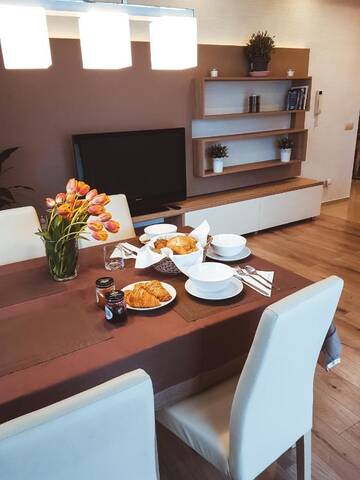 Фото номера Апартаменты с 2 спальнями Апартаменты Stawowa Premium Apartment - 69 m2 with a private garage г. Краков 9