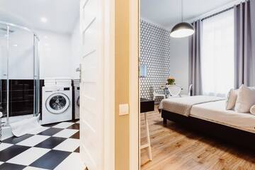 Фото номера Апартаменты с 2 спальнями Апарт-отели Aparthotel KrakowLiving г. Краков 25