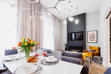 Фото номера Апартаменты Делюкс с 1 спальней Апарт-отели Aparthotel KrakowLiving г. Краков 3