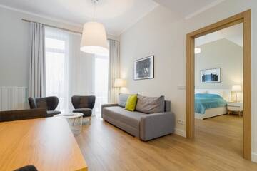 Фото номера Апартаменты с 2 спальнями Апарт-отели Cracow Riverside г. Краков 26