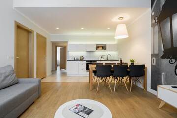 Фото номера Апартаменты с 2 спальнями Апарт-отели Cracow Riverside г. Краков 28