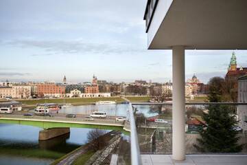 Фото номера Апартаменты в пентхаусе Апарт-отели Cracow Riverside г. Краков 8