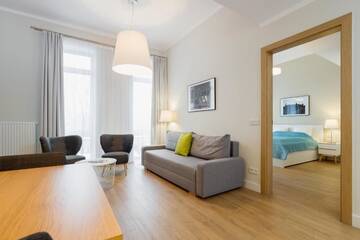 Фото номера Апартаменты с 2 спальнями Апарт-отели Cracow Riverside г. Краков 51