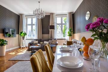 Фото номера Spacious Two-Bedroom Apartment with Two Bathrooms (Sarego 28 Street) Апартаменты Fragola Between Old Town and Jewish Quarter г. Краков 9