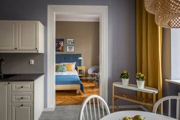 Фото номера Two-Bedroom Apartment with Two Bathrooms (Sarego 28 Street) Апартаменты Fragola Between Old Town and Jewish Quarter г. Краков 4