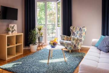 Фото номера Two-Bedroom Apartment with Balcony (Sarego 28 Street) Апартаменты Fragola Between Old Town and Jewish Quarter г. Краков 3