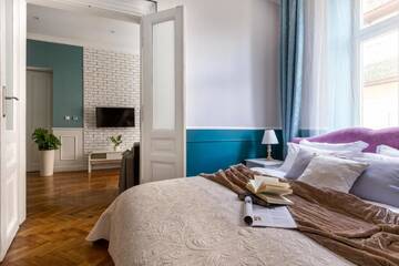 Фото номера Quiet One-Bedroom Apartment (Sarego 28 Street) Апартаменты Fragola Between Old Town and Jewish Quarter г. Краков 5