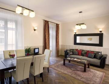 Фото номера Роскошные апартаменты с 2 спальнями Апартаменты Apartamenty Gołębia 3 г. Краков 4