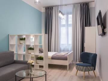 Фото номера Просторные апартаменты-студио Апартаменты Loretańska Apartments 6 г. Краков 6
