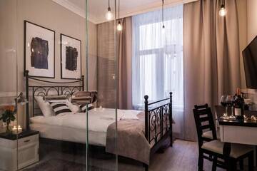 Фото номера Двухместный номер Делюкс с 1 кроватью Апартаменты Imagine Apartments by NOVUMHOUSE г. Краков 6