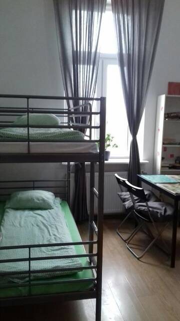 Фото номера Кровать в общем 6-местном номере для мужчин и женщин Хостелы Art Hostel г. Краков 2