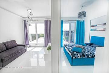 Фото номера Апартаменты Делюкс Апартаменты Apartament Nadwiślańska г. Краков 59