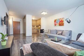 Фото номера Улучшенные апартаменты Апартаменты Apartament z widokiem na Wawel w centrum miasta г. Краков 19