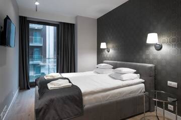 Фото номера Апартаменты с 2 спальнями, сауной и террасой Апартаменты Premium Apartments by Wawel Castle г. Краков 5