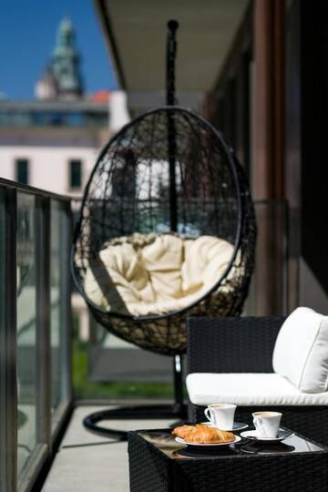 Фото номера Апартаменты с 2 спальнями, сауной и террасой Апартаменты Premium Apartments by Wawel Castle г. Краков 12
