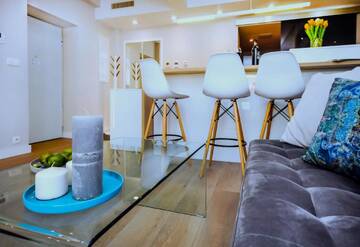 Фото номера Апартаменты с 1 спальней, сауной и террасой Апартаменты Premium Apartments by Wawel Castle г. Краков 7
