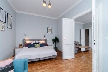 Фото номера Люкс «Премиум» с 3 спальнями и видом на сад - 75 кв. м Апарт-отели Wawel Boutique Residence - Krakow Old Town г. Краков 9