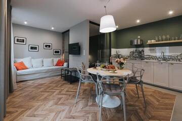 Фото номера Апартаменты с 1 спальней Апарт-отели MovArt Boutique Aparthotel г. Краков 13