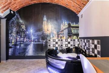 Фото номера Люкс с гидромассажной ванной Отели типа «постель и завтрак» UNDERGROUND Jacuzzi Rooms г. Краков 6