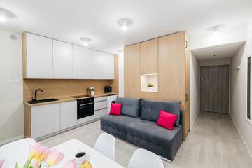 Фото номера Улучшенные апартаменты с 1 спальней Апарт-отели Rycerska Residence г. Краков 4