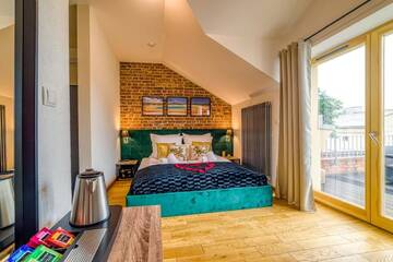 Фото номера Двухместный номер с 1 кроватью и патио Апарт-отели Aparthotel Delta Boutique г. Краков 7