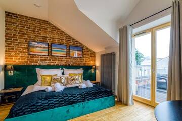 Фото номера Двухместный номер с 1 кроватью и патио Апарт-отели Aparthotel Delta Boutique г. Краков 15
