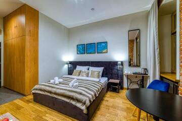 Фото номера Большой двухместный номер с 1 кроватью Апарт-отели Aparthotel Delta Boutique г. Краков 5