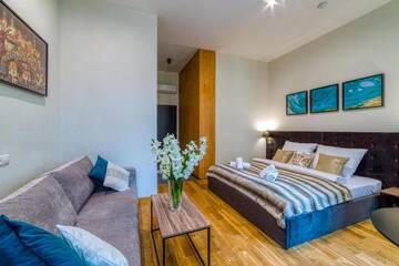 Фото номера Большой двухместный номер с 1 кроватью Апарт-отели Aparthotel Delta Boutique г. Краков 7