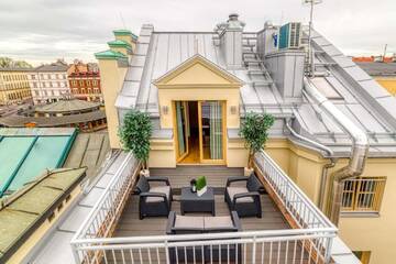 Фото номера Двухместный номер с 1 кроватью и патио Апарт-отели Aparthotel Delta Boutique г. Краков 9