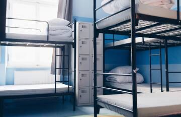 Фото номера Односпальная кровать в общем номере с 10 кроватями Хостелы Das Hostel г. Краков 14