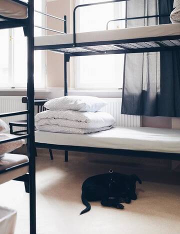 Фото номера Кровать в общем 6-местном номере Хостелы Das Hostel г. Краков 2