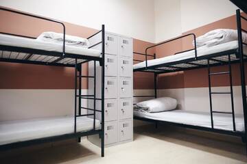 Фото номера Односпальная кровать в общем номере с 10 кроватями Хостелы Das Hostel г. Краков 6