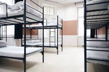 Фото номера Односпальная кровать в общем номере с 10 кроватями Хостелы Das Hostel г. Краков 10