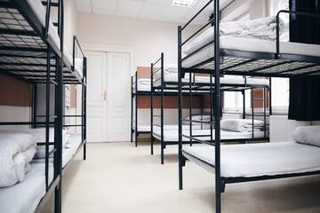 Фото номера Односпальная кровать в общем номере с 10 кроватями Хостелы Das Hostel г. Краков 7