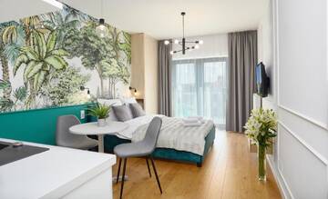 Фото номера Номер «Природа» Апарт-отели RAJSKA 3 by PI Apartments г. Краков 3