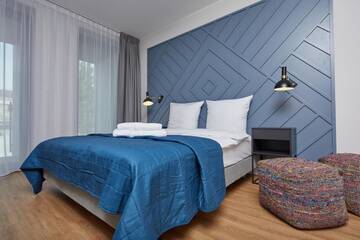 Фото номера Номер Blue Апарт-отели RAJSKA 3 by PI Apartments г. Краков 2