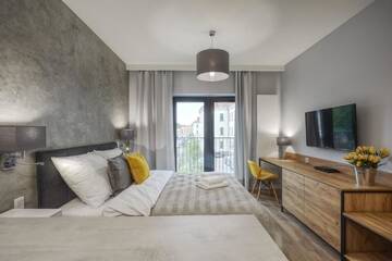 Фото номера Номер «Желтый» Апарт-отели RAJSKA 3 by PI Apartments г. Краков 3