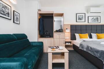 Фото номера Четырехместный номер Апарт-отели Aron Residence Old Town г. Краков 13