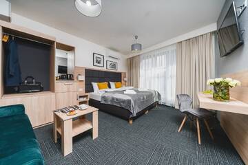 Фото номера Четырехместный номер Апарт-отели Aron Residence Old Town г. Краков 14