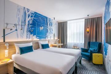 Фото номера Стандартный двухместный номер с 2 отдельными кроватями Отель ibis Styles Kraków East г. Краков 4