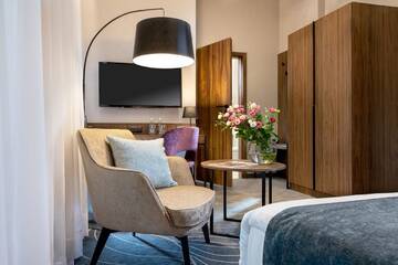 Фото номера Улучшенный двухместный номер с 1 кроватью Отель Hotel M29 г. Краков 3