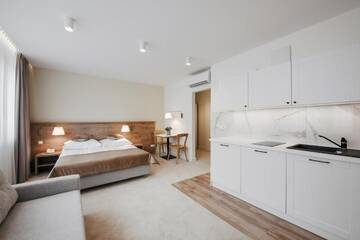 Фото номера Двухместный номер с 1 кроватью Апарт-отели W Sercu Krakowa Aparthotel г. Краков 11