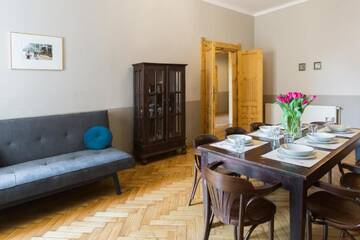 Фото номера Апартаменты с 4 спальнями (для 10 взрослых) Апарт-отели Antique Apartments Plac Szczepański г. Краков 11