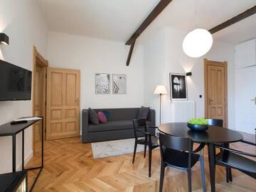 Фото номера Апартаменты с 1 спальней (для 4 взрослых) Апарт-отели Antique Apartments Plac Szczepański г. Краков 19