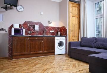 Фото номера Апартаменты с 1 спальней (для 4 взрослых) Апарт-отели Antique Apartments Plac Szczepański г. Краков 20