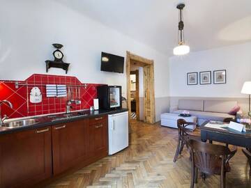 Фото номера Апартаменты с 1 спальней (для 4 взрослых) Апарт-отели Antique Apartments Plac Szczepański г. Краков 30