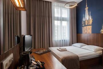 Фото номера Одноместный номер Отель Hotel Alexander 2 г. Краков 12