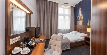 Фото номера Двухместный номер с 1 кроватью Отель Hotel Alexander 2 г. Краков 3